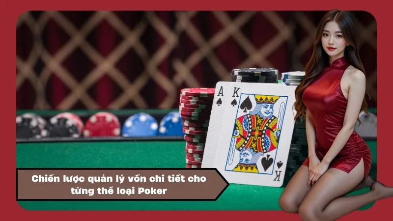 Chiến lược quản lý vốn chi tiết cho từng thể loại Poker