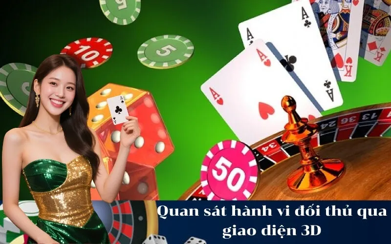 Quan sát hành vi đối thủ qua giao diện 3D