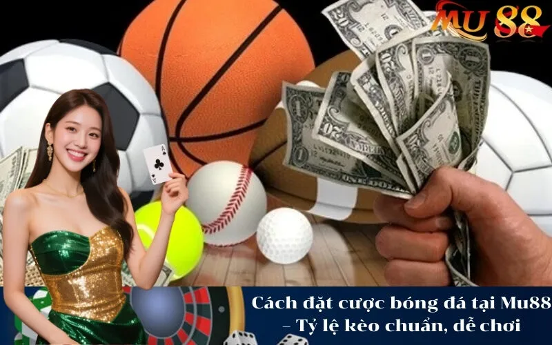 Cách đặt cược bóng đá tại Mu88 – Tỷ lệ kèo chuẩn, dễ chơi